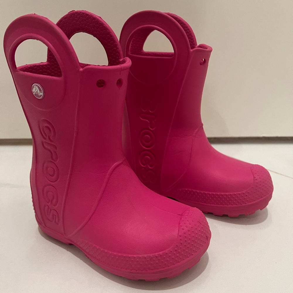 Crocs - handle it rain boot size toddler 9